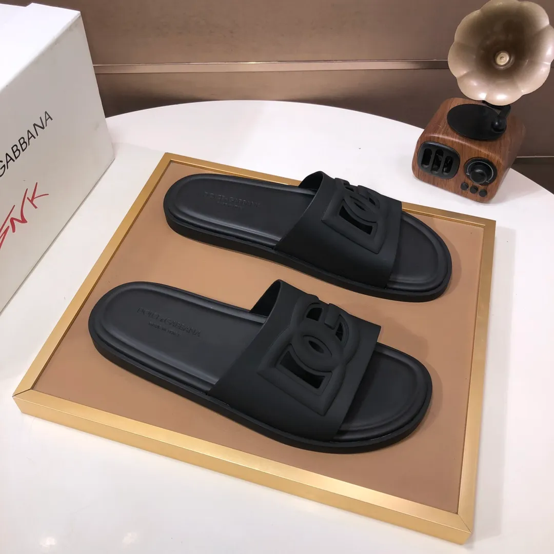 Men's shoes💰280💰【D&G】High-end quality Product trademark: DG "Dolce & Gabban*" slippers, Product material: Imported cowhide upper, original air cushion outsole, regular size: 38-45